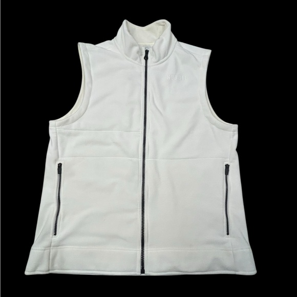 NOBULL Other - NOBULL Men’s White Zip-Up Fleece Performance Vest XL